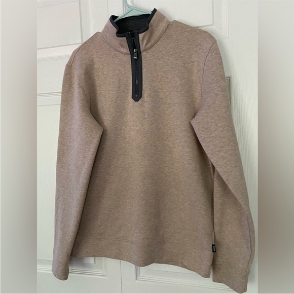 Hugo Boss Sweater Sidney Quarter Zip Pullover Sweater size Medium - Picture 1 of 16